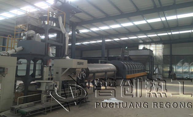 活性炭粉體的焙燒處理生